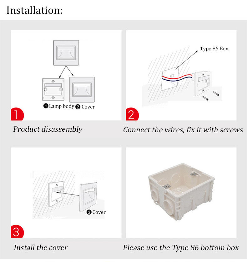 PIR Sensor Sound Light Control 3000K 6000K Smart LED Stair Lights PIR Sensor Sound Light Control 3000K 6000K Smart LED Stair Lights